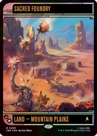 Sacred Foundry (Surge Foil) (TRK-495) - Star Trek Foil