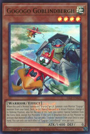 Gogogo Goblindbergh (Emblazoned) (26LP-EN020) - Limited Pack World Championship 2026 1st Edition