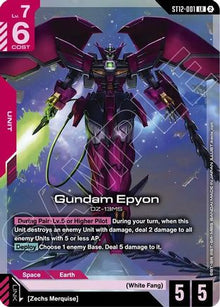 Gundam Epyon (ST12-001) - Starter Deck 12 Raging Onslaught Holofoil