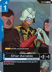 Char Aznable (ST11-ST14 Release Event) (ST11-011) - Gundam Promotional Cards Holofoil