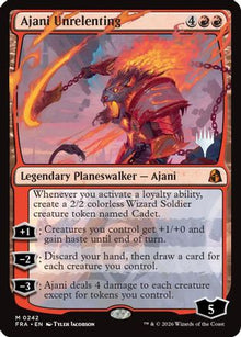 Ajani Unrelenting (PPFRA-242) - Promo Pack: Reality Fracture Foil
