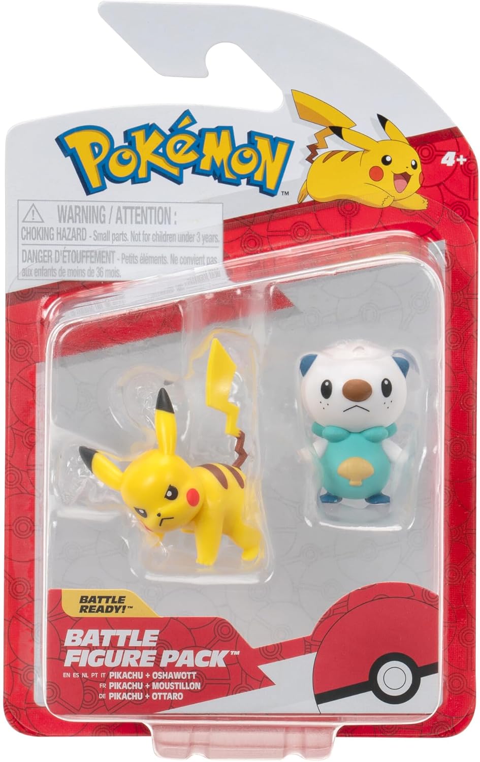 Pokemon: Battle Figure Pack - Oshawott & Pikachu