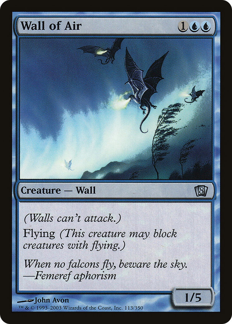 Wall of Air [Eighth Edition]