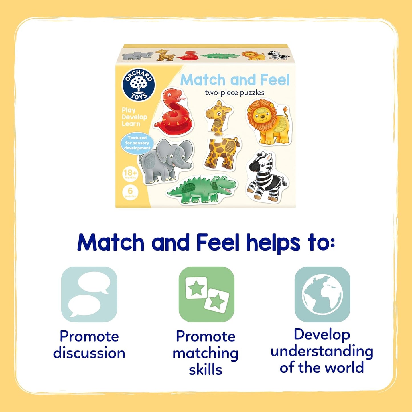 Orchard: Match & Feel Puzzle - 2pc