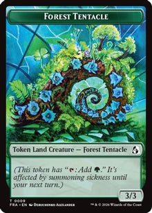 Forest Tentacle // Beast Double-Sided Token (FRA-9 // 8) - Reality Fracture Foil