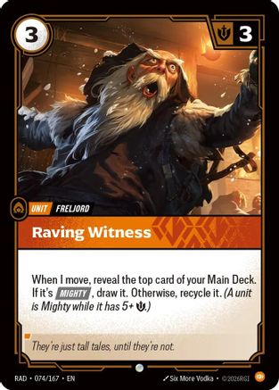 Raving Witness (074/167) - Radiance