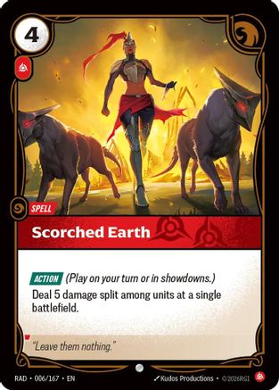 Scorched Earth (006/167) - Radiance Foil