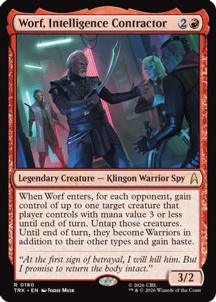 Worf, Intelligence Contractor (TRK-180) - Star Trek