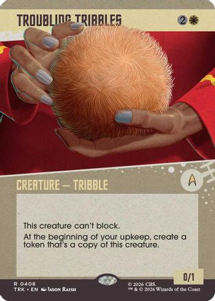 Troubling Tribbles (Showcase) (TRK-408) - Star Trek Foil