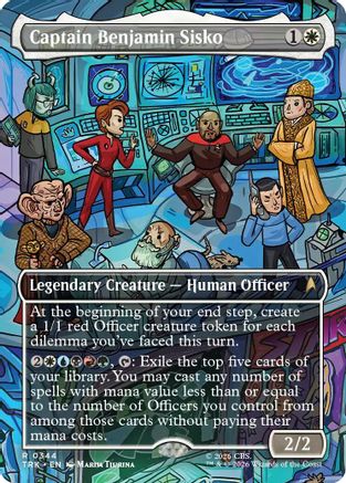 Captain Benjamin Sisko (Borderless) (TRK-344) - Star Trek