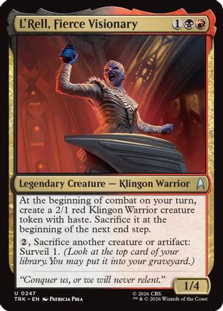 L'Rell, Fierce Visionary (TRK-247) - Star Trek