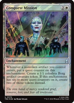 Conquest Mission (Surge Foil) (TRK-570) - Star Trek Foil