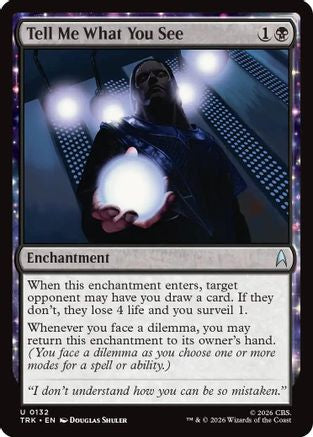 Tell Me What You See (TRK-132) - Star Trek Foil