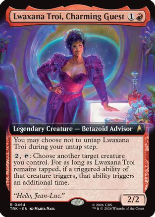 Lwaxana Troi, Charming Guest (Extended Art) (TRK-464) - Star Trek