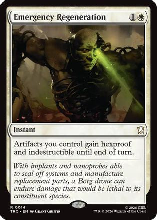 Emergency Regeneration (Surge Foil) (TRC-014) - Commander: Star Trek Foil