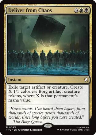Deliver from Chaos (Surge Foil) (TRC-093) - Commander: Star Trek Foil