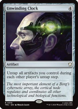 Unwinding Clock (Surge Foil) (TRC-510) - Commander: Star Trek Foil