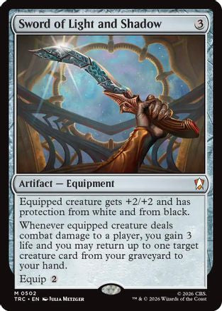 Sword of Light and Shadow (Surge Foil) (TRC-502) - Commander: Star Trek Foil