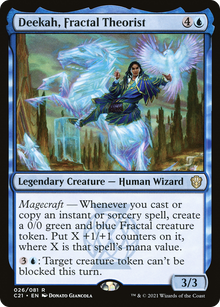 Deekah, Fractal Theorist [Commander 2021]