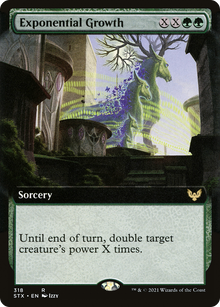 Exponential Growth (Extended Art) [Strixhaven: School of Mages]