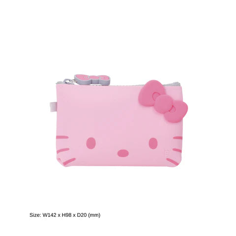 Hello Kitty: NUU-SML Hello Kitty Pink Zipper Pouch