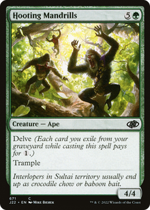 Hooting Mandrills [Jumpstart 2022]