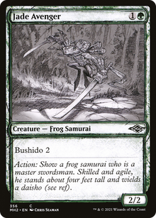 Jade Avenger (Sketch) [Modern Horizons 2]