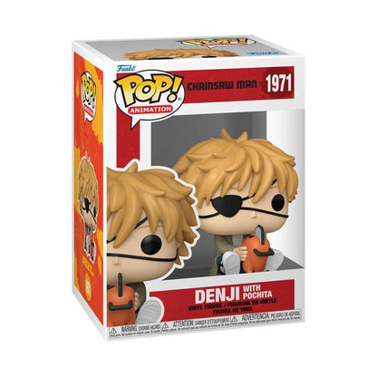 Funko: Chainsaw Man - Denji with Pochita 1971 Pop!
