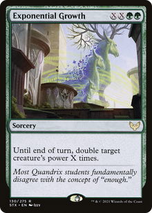 Exponential Growth [Strixhaven: School of Mages]