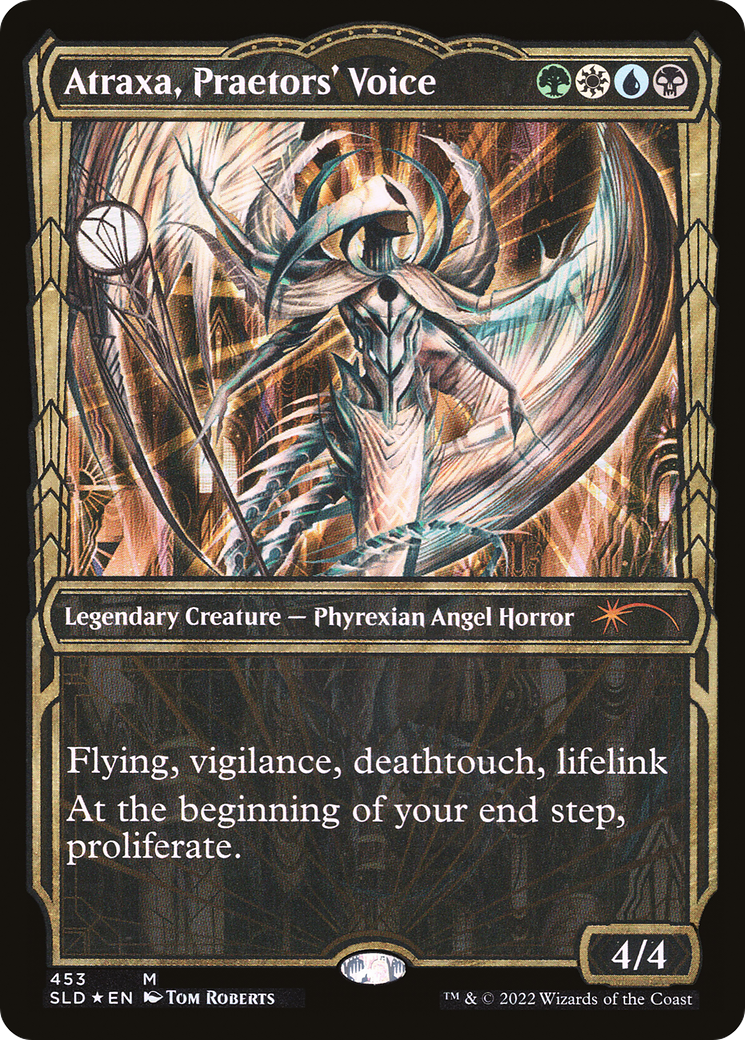 Atraxa, Praetors' Voice (Showcase Gilded Foil) [Secret Lair Drop Series]