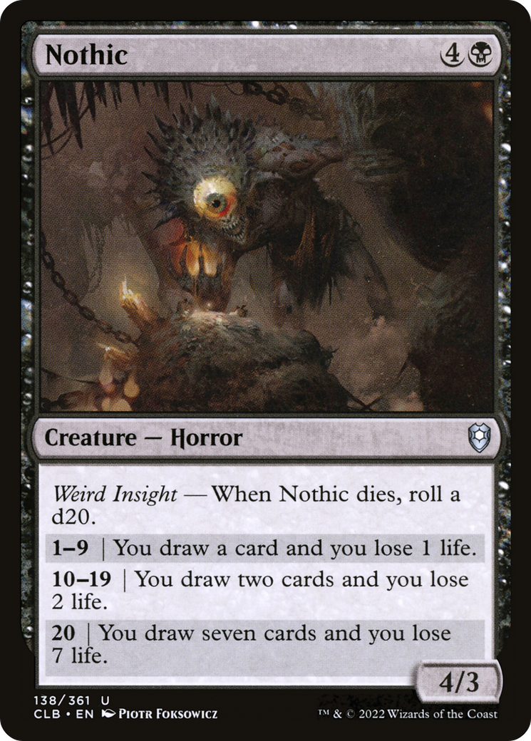 Nothic [Commander Legends: Battle for Baldur's Gate]