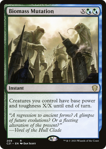Biomass Mutation [Commander 2021]