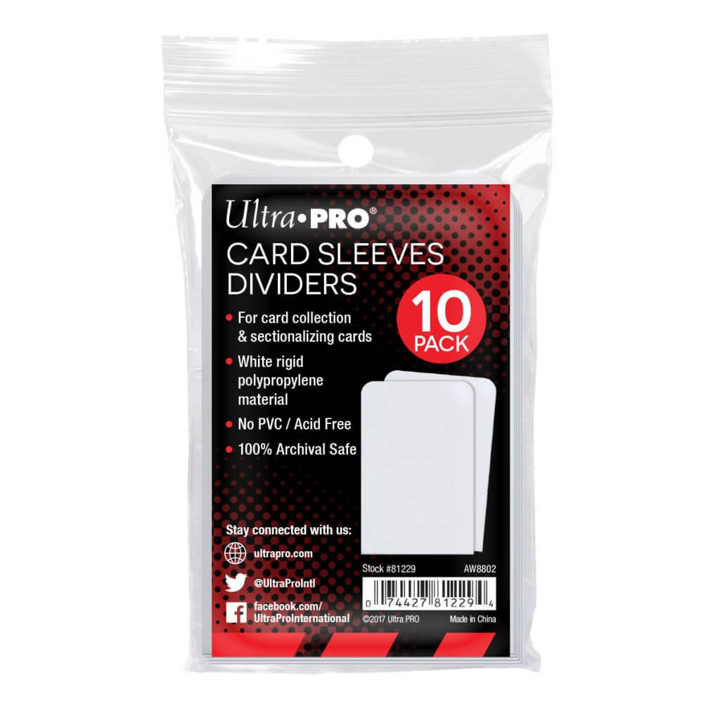 Ultra Pro: Card Sleeve Dividers