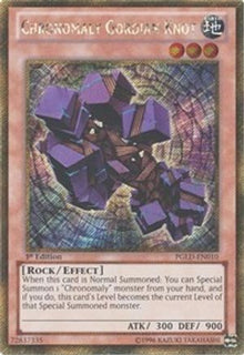 Chronomaly Gordian Knot [PGLD-EN010] Gold Secret Rare