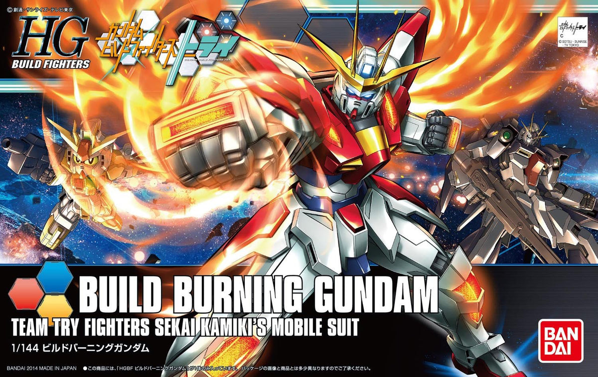 Bandai: HGBF 1/144 Build Burning Gundam