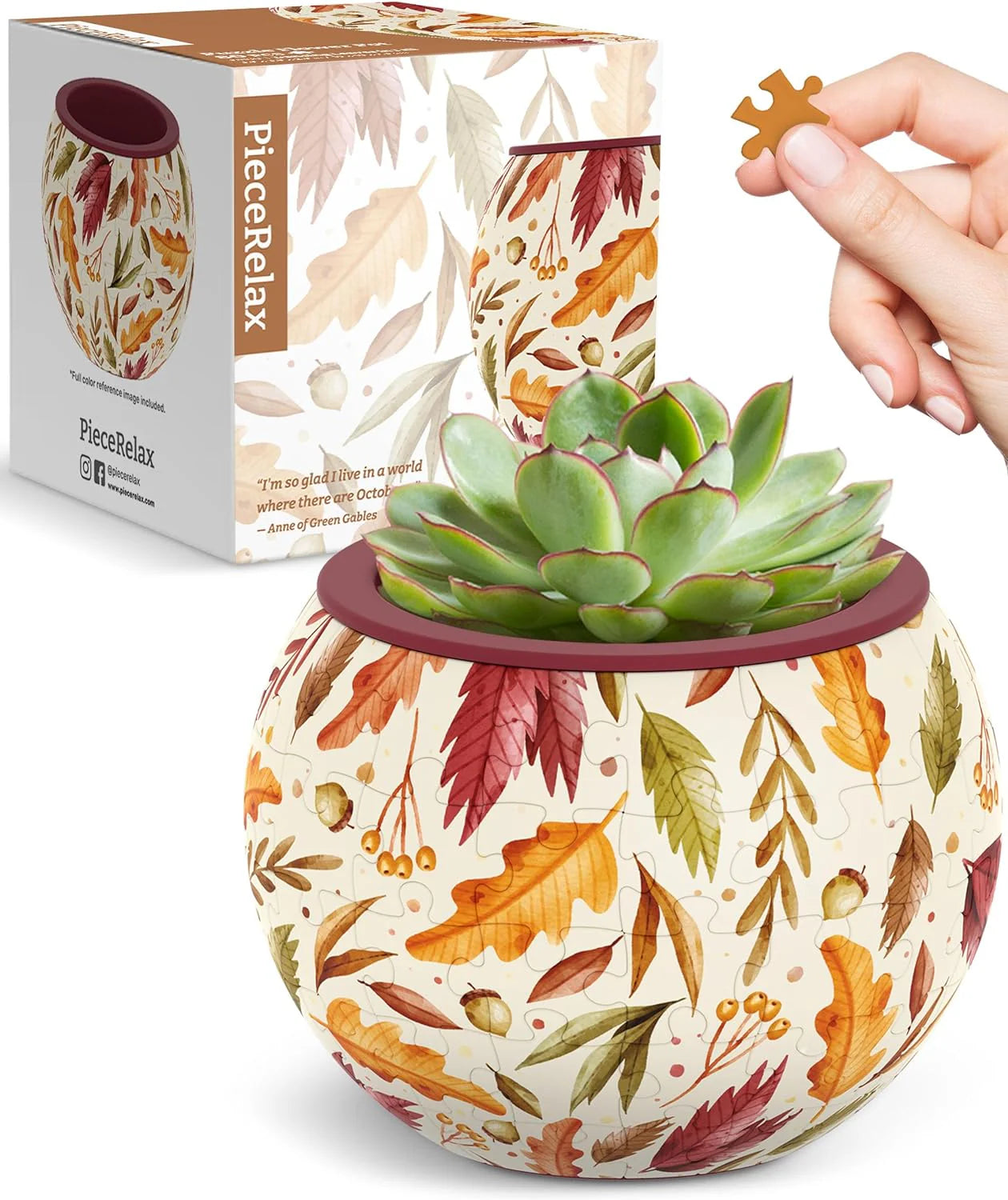 3D Flower Pot: Dancing Leaves
