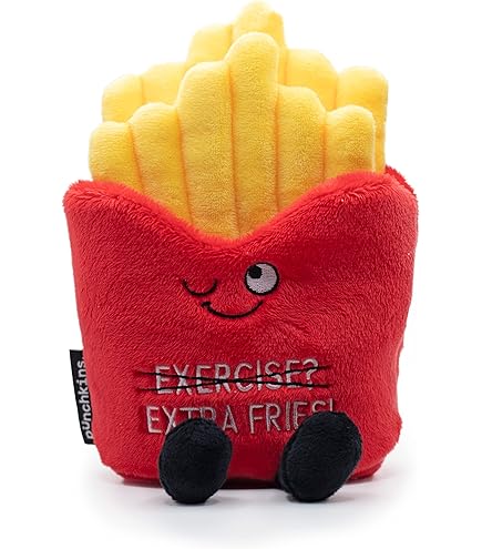 Punchkins: “Exercise Extra Fries” Plush French Fries