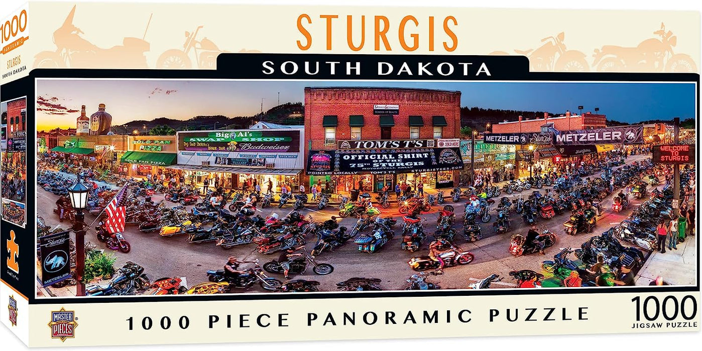 Masterpieces: Panoramic Sturgis South Dakota 1000pc