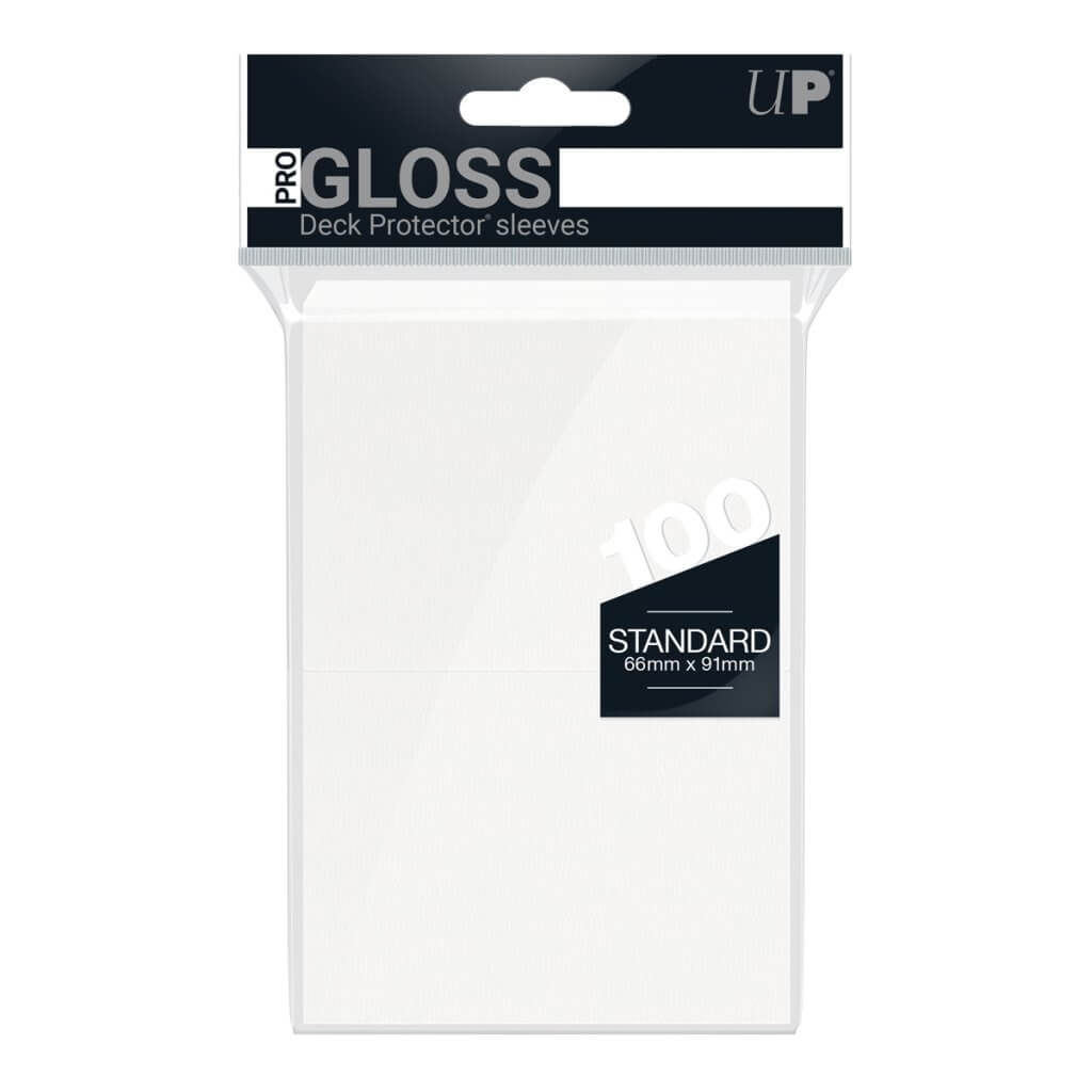 Ultra Pro: Deck Protector - Standard - Gloss - 100ct (White)