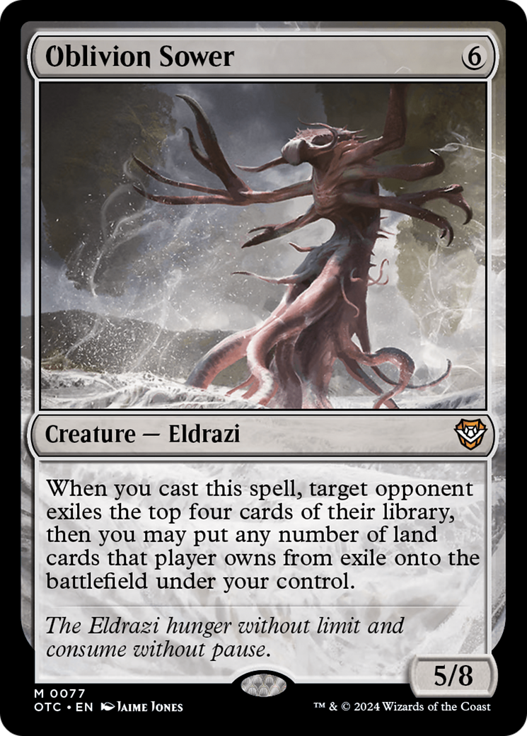 Oblivion Sower [Outlaws of Thunder Junction Commander]