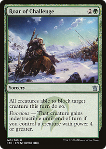 Roar of Challenge [Khans of Tarkir]