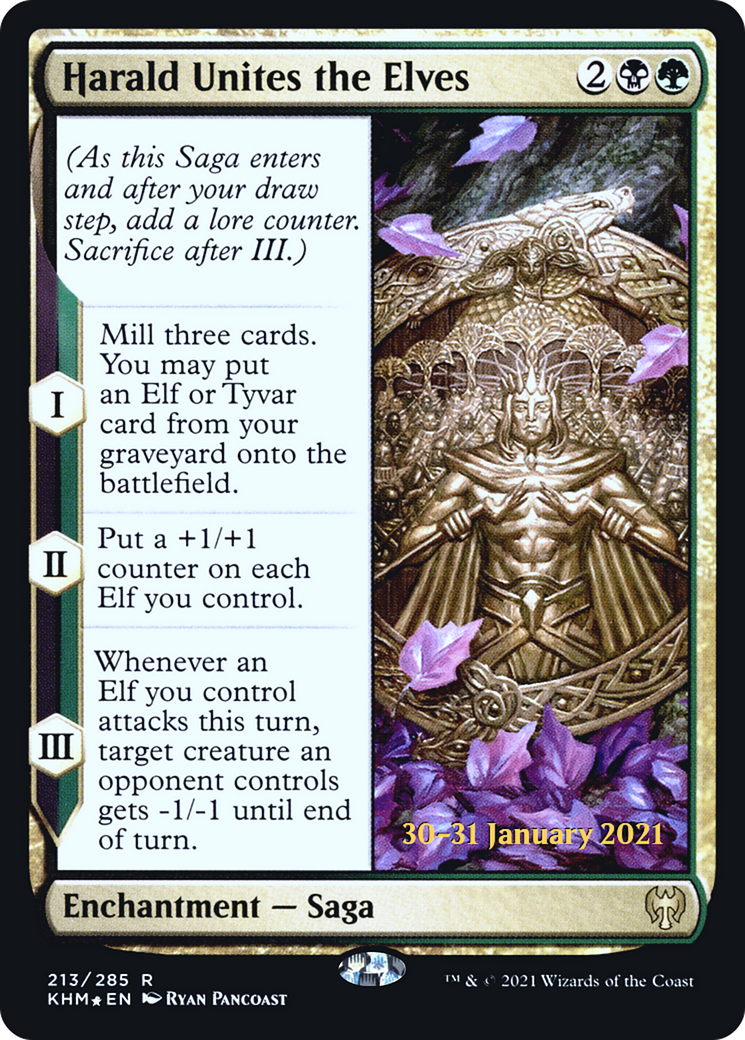 Harald Unites the Elves [Kaldheim Prerelease Promos]