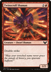 Twinscroll Shaman [Strixhaven: School of Mages]