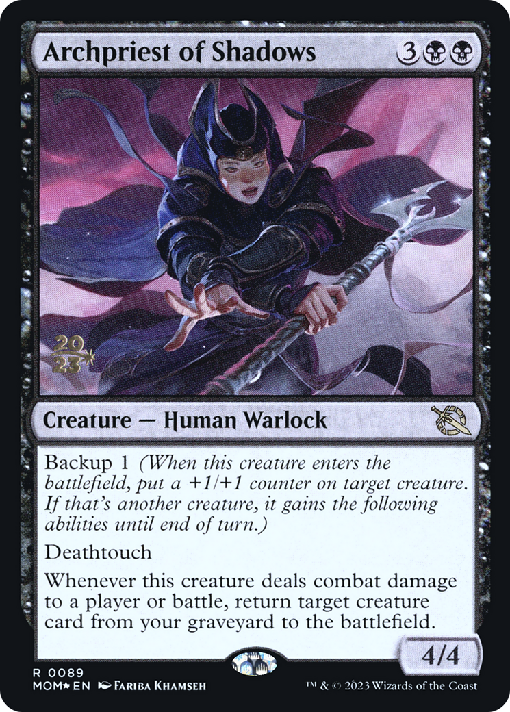 Archpriest of Shadows [March of the Machine Prerelease Promos]