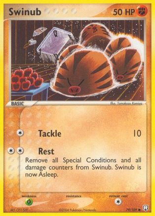 Swinub (79/109) (Stamped) [EX: Team Rocket Returns]