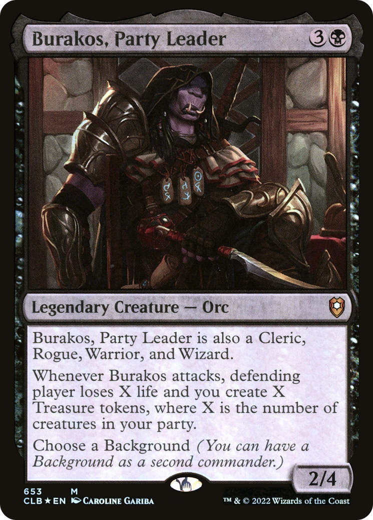 Burakos, Party Leader [Commander Legends: Battle for Baldur's Gate]