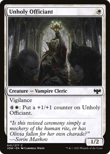 Unholy Officiant [Innistrad: Crimson Vow]