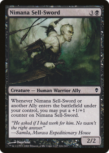 Nimana Sell-Sword [Zendikar]