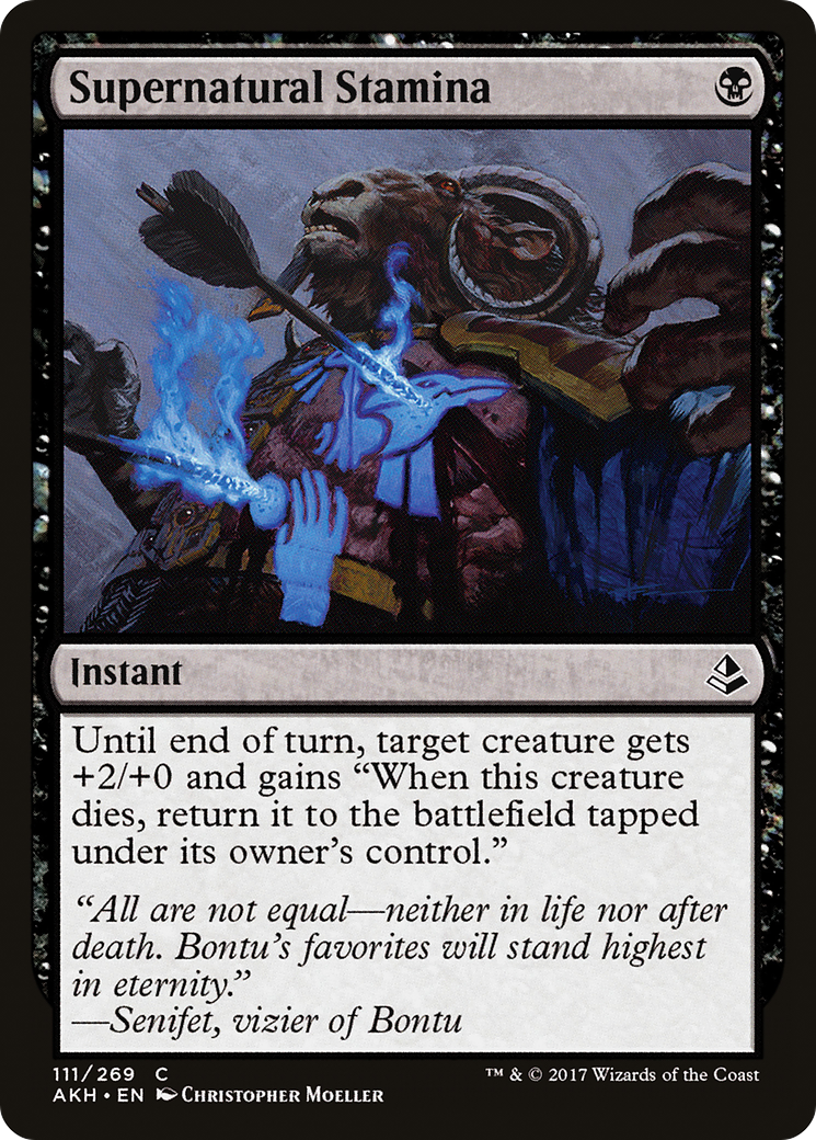 Supernatural Stamina [Amonkhet]
