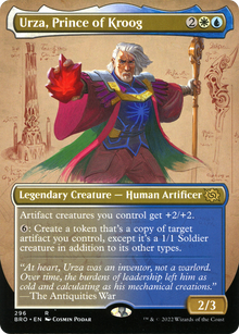 Urza, Prince of Kroog (Borderless Alternate Art) [The Brothers' War]
